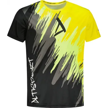 Pánské funkční triko premium ALTISPORT VOJ/ALM006TR01 ČERNOŽLUTÁ 4XL