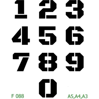 Šablona F 088 - A5 , Nelepící folie