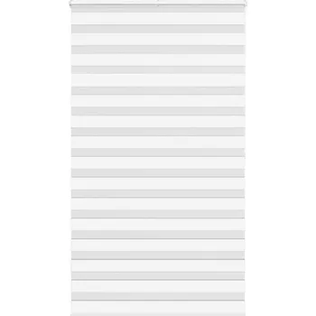 Roleta Zebra roleta bílá 125x200 cm šířka látky 120,9 cm polyester