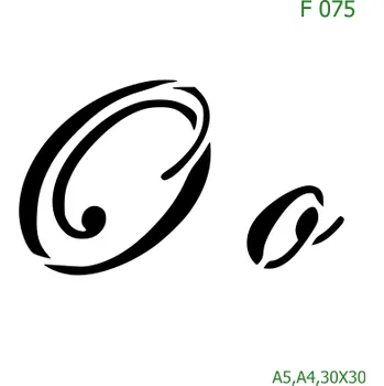 Šablona F 075 - A5 , Lepící fólie