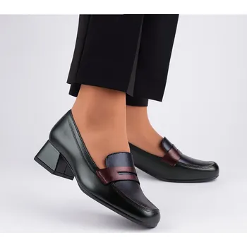 Dámské sandále Pulso Dámské modrozelené lodičky z lakované kůže Velikost: 38