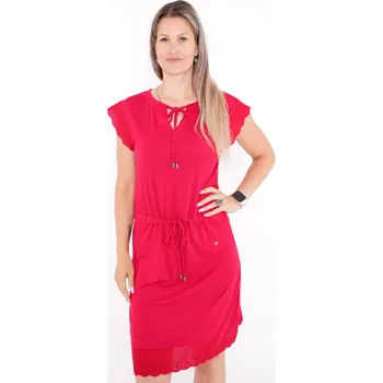 Dámské šaty Dámské šaty KIXMI SISSA ČERVENÁ M