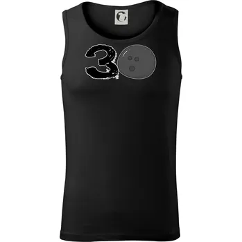 Pánské termoprádlo Bowling kulaté narozeniny 30 - Tílko pánské Core - XL ( Černá )
