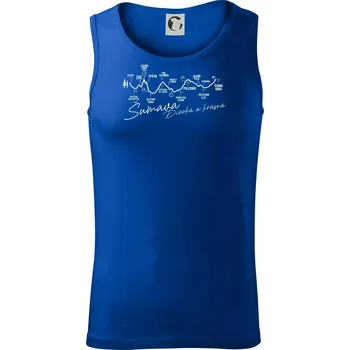 Šumava - Divoká a krásná - Tílko pánské Core - XL ( Královská modrá )