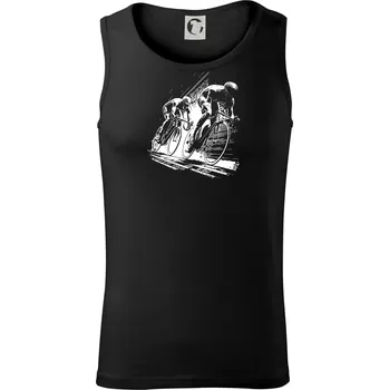 Silniční cyklistika skica - Tílko pánské Core - 2XL ( Černá )