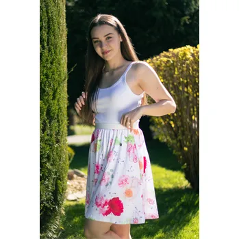 Dámská sukně Dámská sukně KIXMI PAULA BÍLÁ S