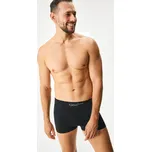 Bambusové boxerky Black bezešvé