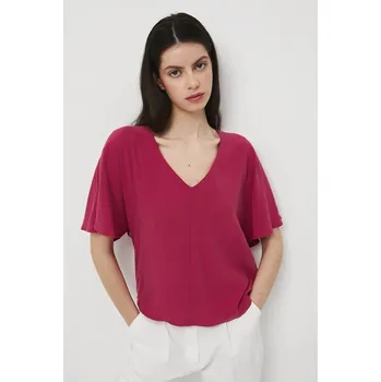 Dámská halenka Halenka Medicine dámská, červená barva, hladká RW25-BKD300 33X, vel. L