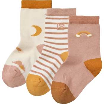 3 páry ponožek pro děti Silas "Dream Ecru Mix" Liewood VELIKOST: 19-21
