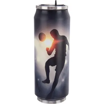 Termoska ORION Termoska-plechovka nerez 0,5 l fotbal