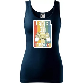 Dámské oblečení Gaming narozeniny 30 - Dámské tílko - L ( Námořní modrá (velmi tmavá - téměř černá) )