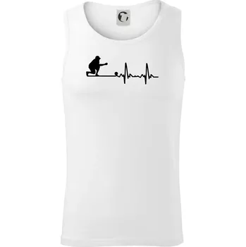 Pánská móda EKG petanque - Tílko pánské Core - M ( Bílá )