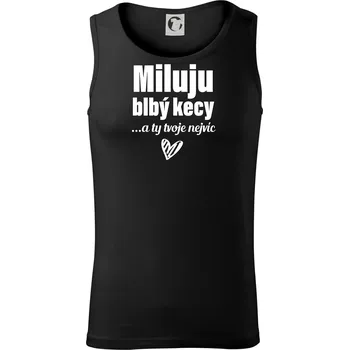 Miluju blbý kecy - Tílko pánské Core - XL ( Černá )