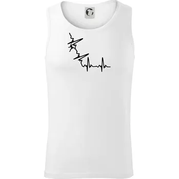 EKG bouldering - Tílko pánské Core - 2XL ( Bílá )