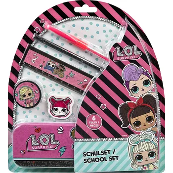Hračka pro nejmenší Karton P+P Školní sada 6ks LOL Surprise