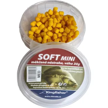 Kingfisher měkčené peletky Soft Mini Pufy 30g Velikost nástrahy: Med