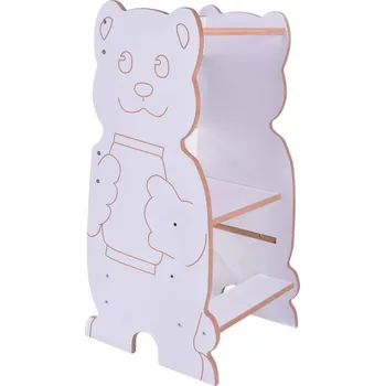 Stolička Učící věž BEAR bílá
