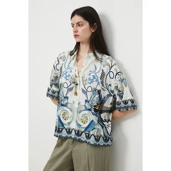 Pánská košile Košile s příměsí lnu Medicine RW25-KKD301 vícebarevná MLA, vel. XL