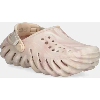 Dámské pantofle Dětské pantofle Crocs ECHO MARBLED CLOG KIDS 208464.CROCS.ECHO.MARBL béžová 02X, EUR 38/39