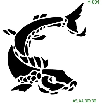 Šablona H 004 - A4 , Lepící fólie