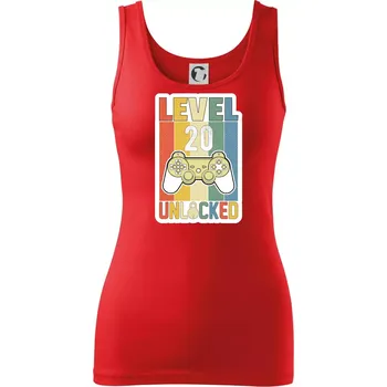 Dámské tričko Gaming narozeniny 20 - Dámské tílko - 2XL ( Červená )
