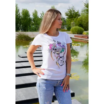 Dámské tričko Dámské triko KIXMI SINDY BÍLÁ M