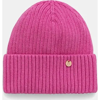 Čepice Dětská čepice s příměsí vlny Jamiks ESTRELLA ESTRELLA.mi.Na.g.JZH258 růžová 42X, vel. 50