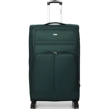 Worldline 619 Velký cestovní kufr XXL na kolečkách látkový, 120 l zelená