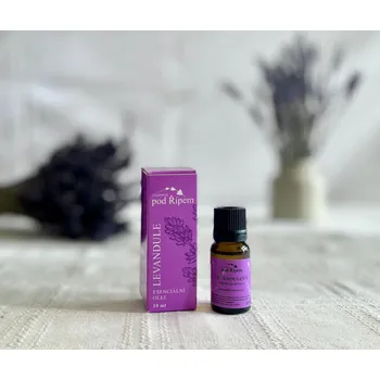 Vůně do bytu Levandule pod Řípem Levandulový bio esenciální olej L. angustifolia (lékařská) kultivar: Sevastopol