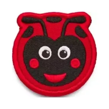 Školní batoh Dětský odznáček na suchý zip Affenzahn Velcro badge - Ladybird