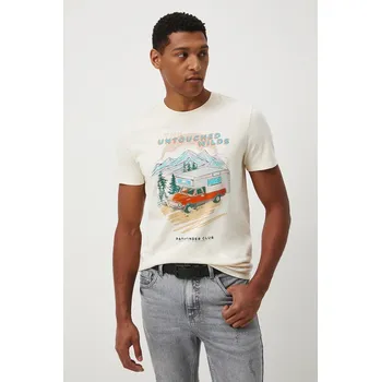 Pánské tričko Bavlněné tričko Medicine RW25-TSM206 béžová 01X, vel. S