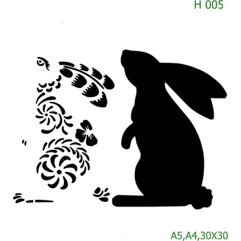 Šablona H 005 - A4 , Nelepící folie