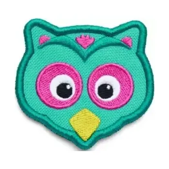 Školní batoh Dětský odznáček na suchý zip Affenzahn Velcro badge - Owl