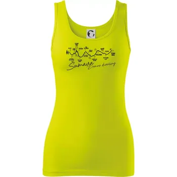 Šumava - Domov divočiny - Dámské tílko - 2XL ( Limetková )