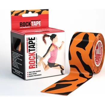 Zdravotnický materiál RockTape kineziologický tejp 5 cm x 5 m, design: tygr