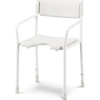 Koupelnové sedátko Meyra DUBASTAR - pevná stolička do sprchy se zádovou opěrou - 3016712