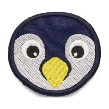 Školní batoh Dětský odznáček na suchý zip Affenzahn Velcro badge - Penguin