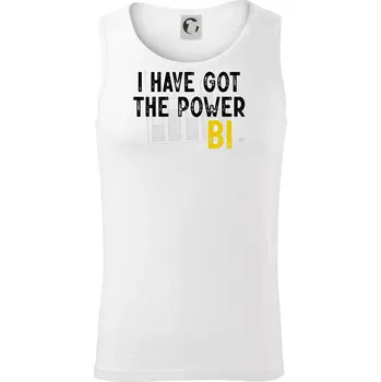 I have got the power bi - Tílko pánské Core - M ( Bílá )