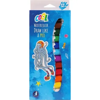 Victoria Victoria, ISCTK12SZ, Cool, sada temperových barev, 12 ks