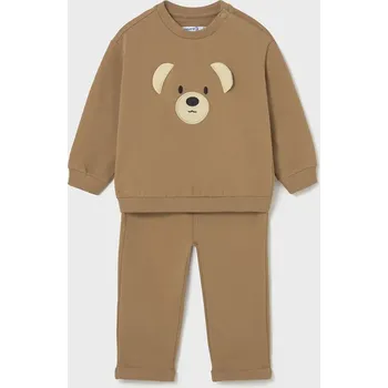 Kojenecká souprava Kojenecká sada Mayoral hnědá barva, 2597 2597.3A.Baby.9BYA 82X, vel. 80