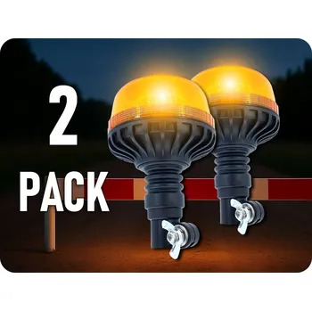 Maják LED výstražný maják TruckLED OPTI 12-19W, 12/24V, 36xLED flex/2-PACK! [ALR0061]