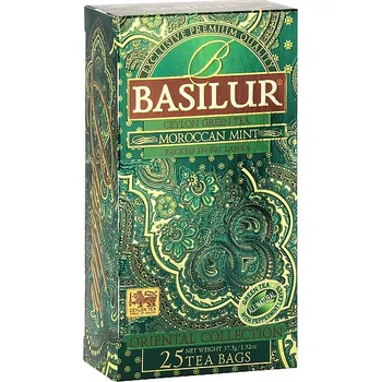 Čaj BASILUR Orient Moroccan Mint nepřebal 25x1,5g