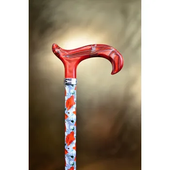 Vycházková hůl s nastavitelnou délkou Fayet Coquelicot