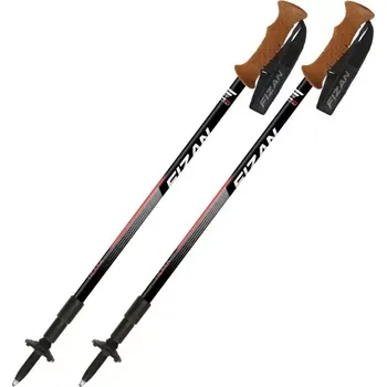 Trekingová hůl FIZAN TIERRA šedá/červená