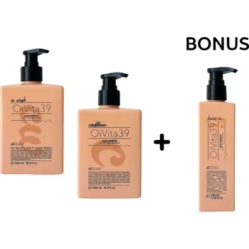 AKCE: OiVita39 Curly Method - pro kudrnaté vlasy - šampon nebo co-wash, 500 ml a kondicionér nebo maska, 500 ml + leave in nebo sérum