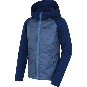 Chlapecká mikina Husky Dětská mikina s kapucí Any K blue Velikost: 134