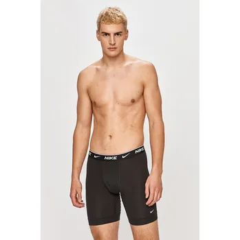 Boxerky Nike 3 Pack Long Boxers Mens Black Medium