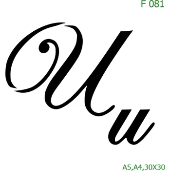 Šablona F 081 - A5 , Lepící fólie