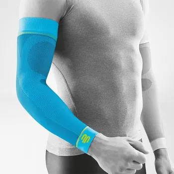 Bauerfeind Sport Sleeves - pažní kompresní návlek, velikost M, délka: L, barva: Rivera
