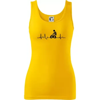 EKG masáž - Dámské tílko - XS ( Žlutá )